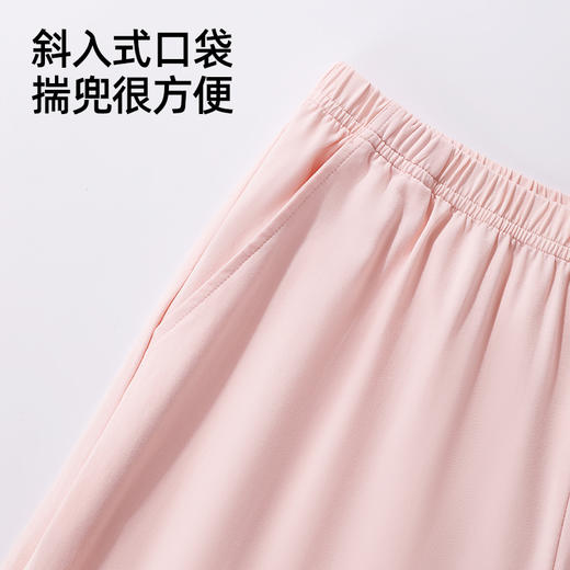 【商场同款】熳洁儿 早秋新款天丝棉开衫套装花瓣领女士家居服25703253 商品图5