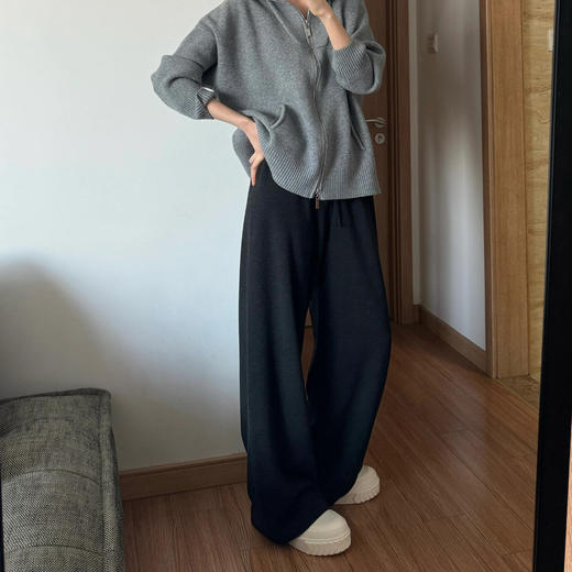 伊泺杉 糯米阔腿休闲裤升级版2.0 云感亲肤 四面高弹 4色可选 商品图3