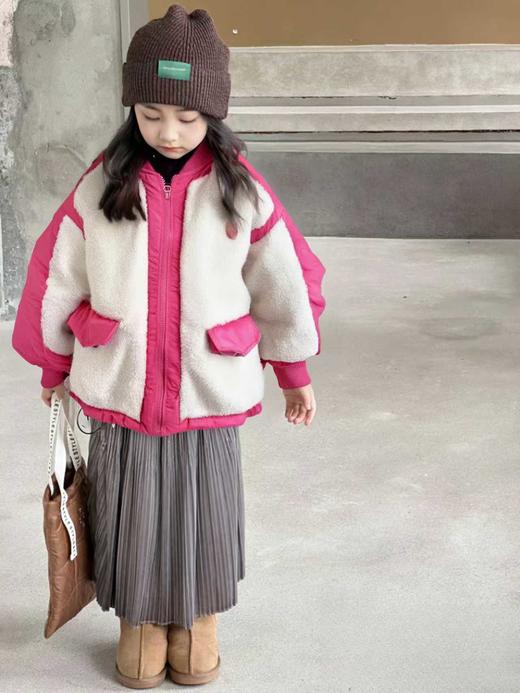 【孤品捡漏】G59女童双面穿着颗粒夹棉棉服-喜出 商品图1