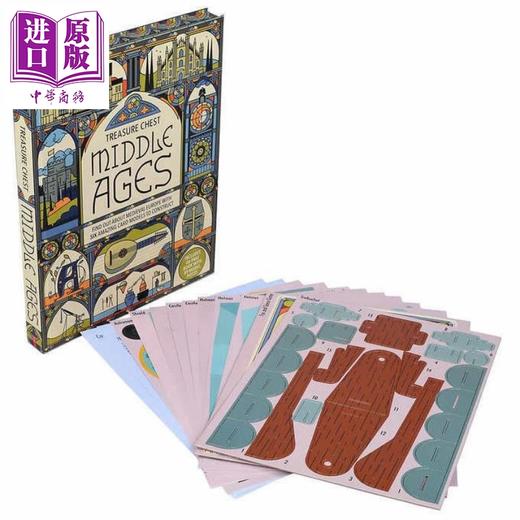 【中商原版】中世纪宝箱 Treasure Chest Middle Ages 英文原版 精美插图和丰富的动手项目 精装绘本 进口书 适读年龄12岁以上 商品图4