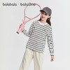 巴拉巴拉balaOne童装儿童长袖t恤男童女童2025新款秋装条纹打底衫 商品缩略图1