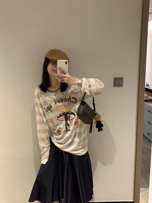 CHE*RUP拔蘑菇小狗长袖T恤 商品图6