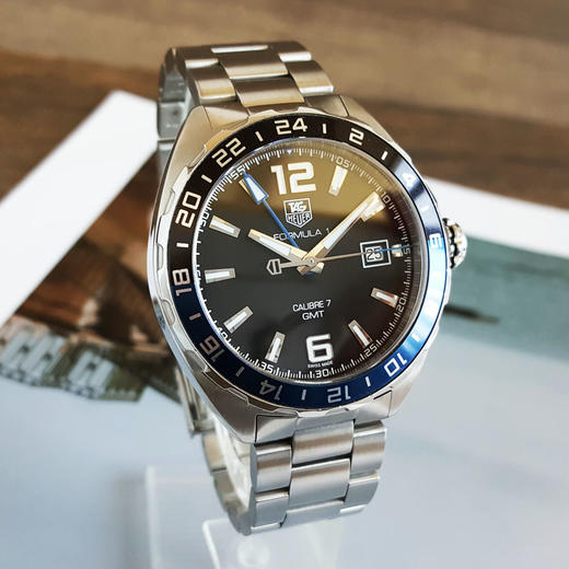 【95新】TAG Heuer 泰格豪雅F1系列WAZ211A.BA0875自动机械机芯41MM（男款）日期显示/GMT 190825NJS11 商品图2