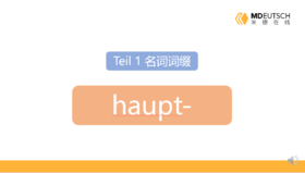 名词前缀 haupt-
