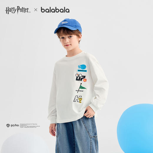 【哈利波特IP商场同款】巴拉巴拉童装男童长袖t恤儿童2025新款秋 商品图1