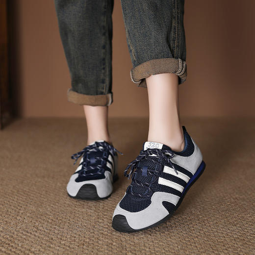 FR 85055真皮德训鞋系带运动鞋休闲鞋阿甘鞋 商品图1