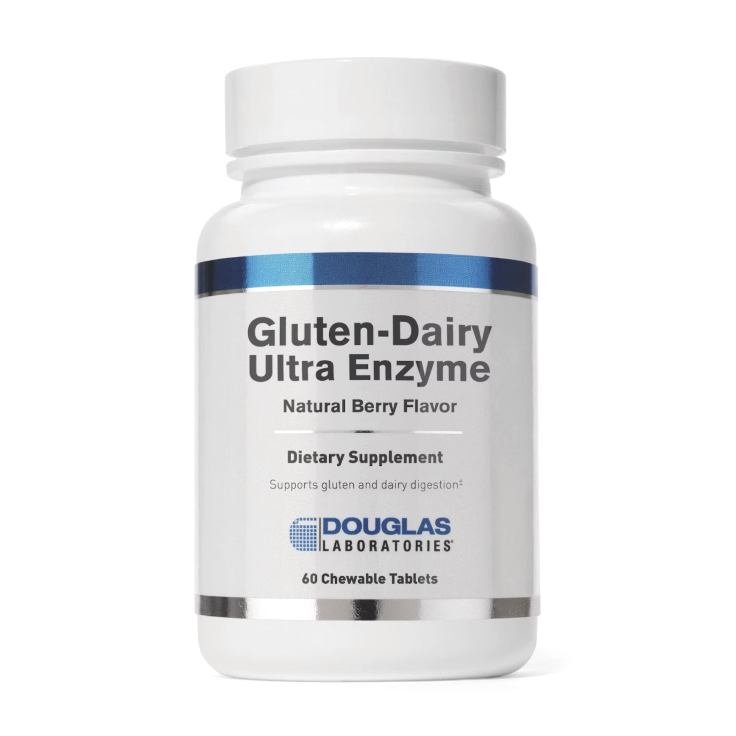 Douglas麸质乳糖复合酶咀嚼片，60片/瓶，中美同价$43.6=¥313.92