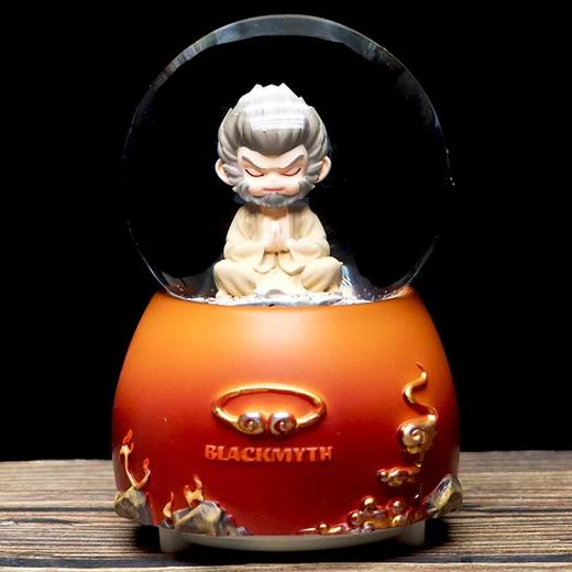 黑神话音乐盒飘雪旋转水晶球 商品图1