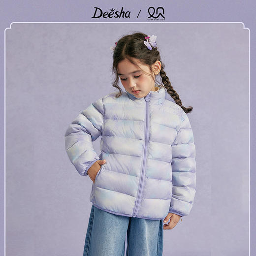 笛莎Deesha观山见女童羽绒服2025冬女童羽绒服 商品图0