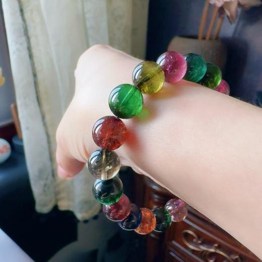 10mm单圈彩虹碧玺手串 商品图8