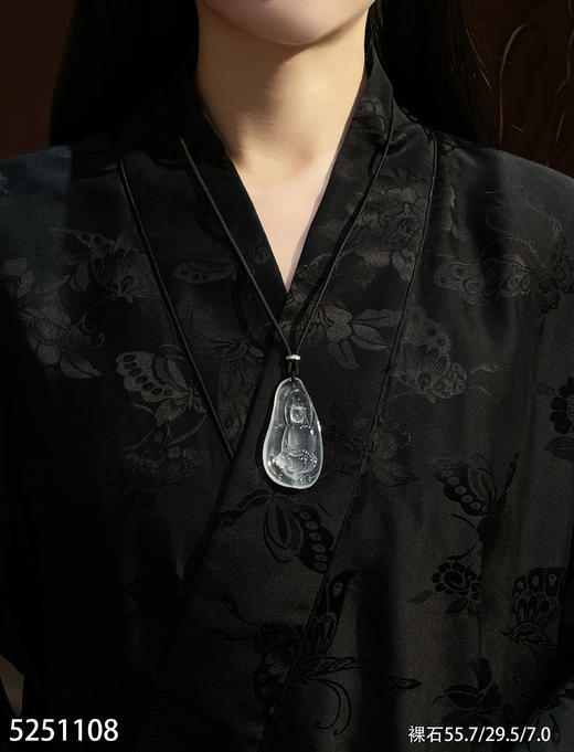 玻璃种木那观音吊坠【5251108】具体价格微信咨询 商品图4