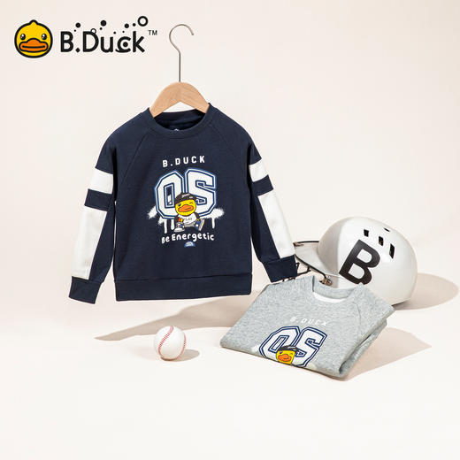 B.Duck小黄鸭童装春秋男童卫衣110-160码 BF3608015 商品图1