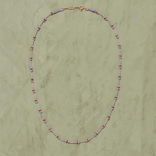 北京仓｜Tityaravy-LOTUS-拉克希米之心 粉色红宝石 项链［法国设计师］ 商品图0