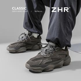 ZHR云朵厚底老爹鞋2025秋季新款男女同款百搭休闲透气网面运动鞋