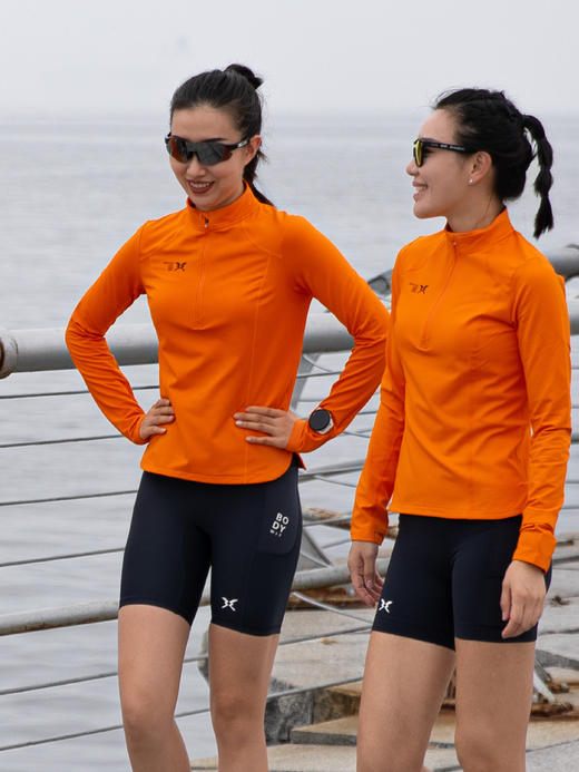 BODYWIT赤乌2.0女炽能格立领长袖T恤 商品图1