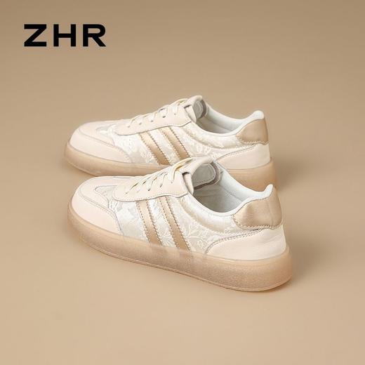 ZHR则则水晶底超软板鞋平底柔软小白鞋2025秋季百搭运动休闲鞋女 商品图5