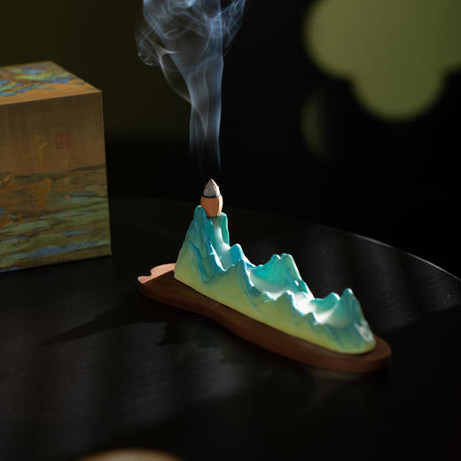 热卖！青烟袅袅！上新了故宫·千里江山熏香套装 礼盒赠手提礼袋 商品图8