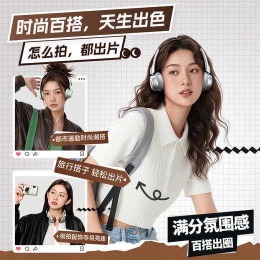 倍思 Bass BH1 Air 头戴式蓝牙耳机 商品图4