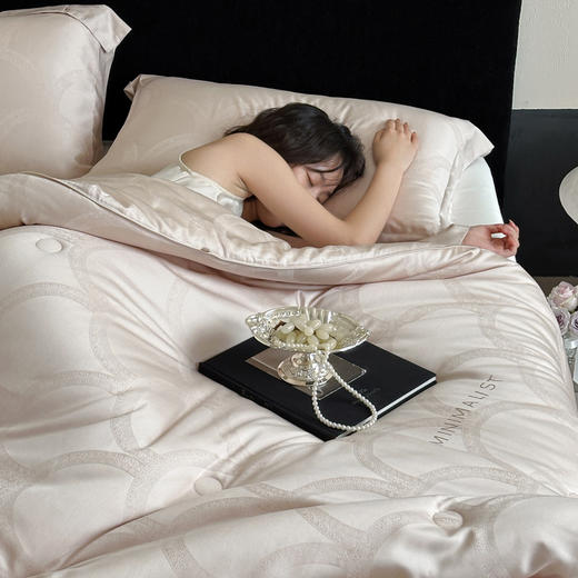 【热卖推荐】自然醒天丝棉大提花系列-雅奢蚕丝蛋白被TD 商品图9