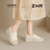 ZHR则则渔夫鞋女2025新款透气懒人一脚蹬平底乐福鞋厚底休闲单鞋 商品缩略图8