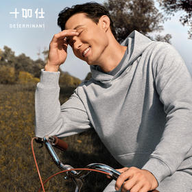 秋冬针织保暖可再生毛圈套头帽衫卫衣-LH04-04