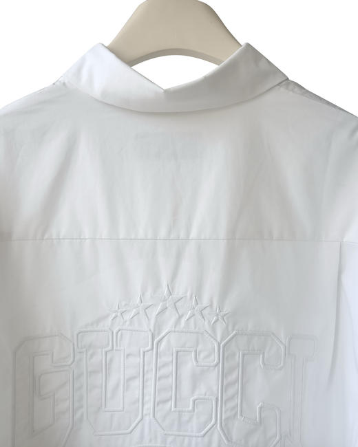 男款logo刺绣长袖衬衫012 商品图2
