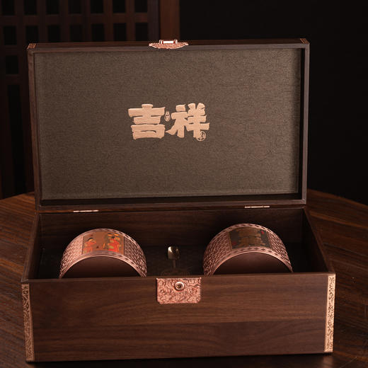 吉祥【223矮罐 2圆罐 咖色】45元一套/一箱10套 商品图1