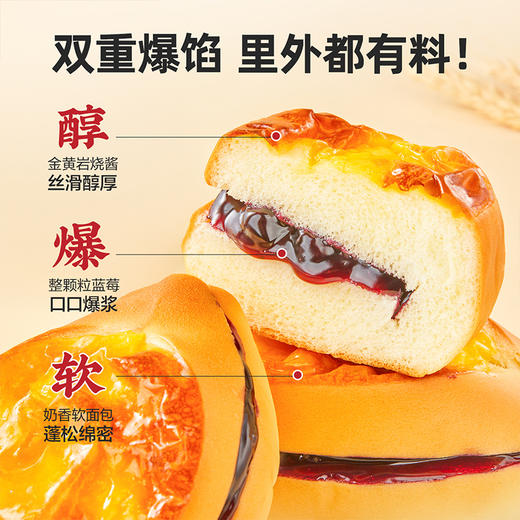 岩烧蓝莓面包500g 商品图1