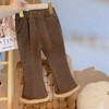 【孤品捡漏】G158女童咖色加绒条绒裤-喜出 商品缩略图2