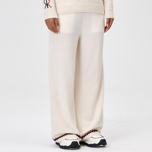 手工哈尼绣羊绒直筒裤  SJF97K241A 商品图6