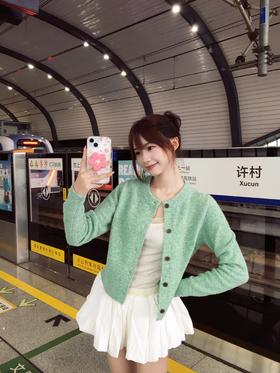 自带韩系氛围的小开衫