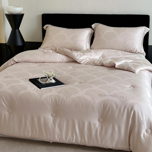 【热卖推荐】自然醒天丝棉大提花系列-雅奢蚕丝蛋白被TD 商品图3