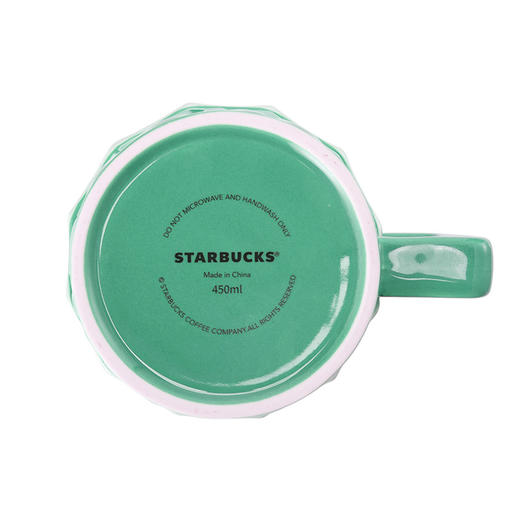 11180912 星巴克绿色几何元素款马克杯 商品图3