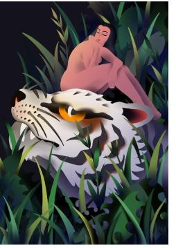 啲叻丨月下美人绘