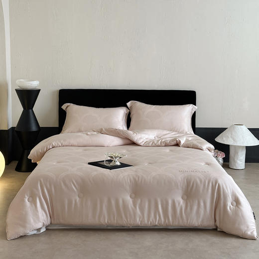 【热卖推荐】自然醒天丝棉大提花系列-雅奢蚕丝蛋白被TD 商品图1