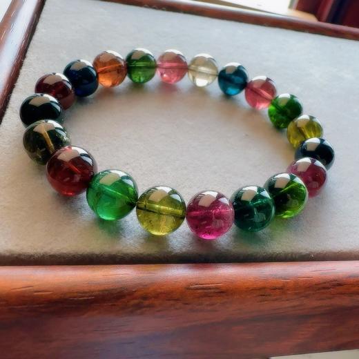 10mm单圈彩虹碧玺手串 商品图6