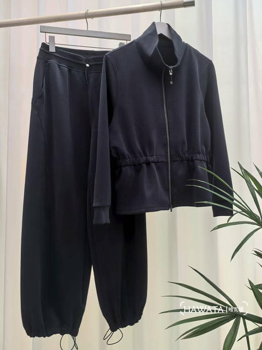 哈瓦塔两穿砂洗高腰显高显瘦休闲套装 H350153 商品图14