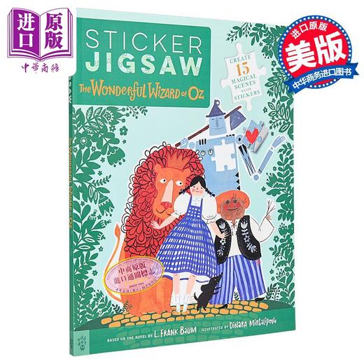 【中商原版】贴纸书 奇妙的绿野仙踪 英文原版 Sticker Jigsaw The Wonderful Wizard of Oz L Frank Baum 商品图0