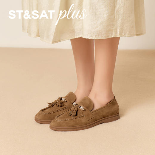 【万步系列】星期六英伦腔调复古流苏乐福SSD3111152 商品图3