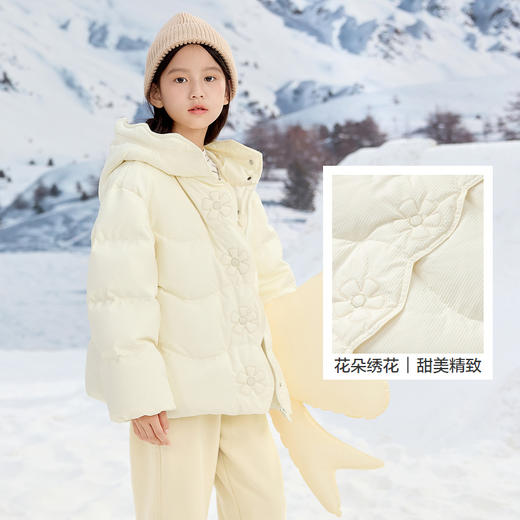 巴拉巴拉童装儿童羽绒服女童冬季连帽外套潮上衣时尚舒适户外保暖 商品图3