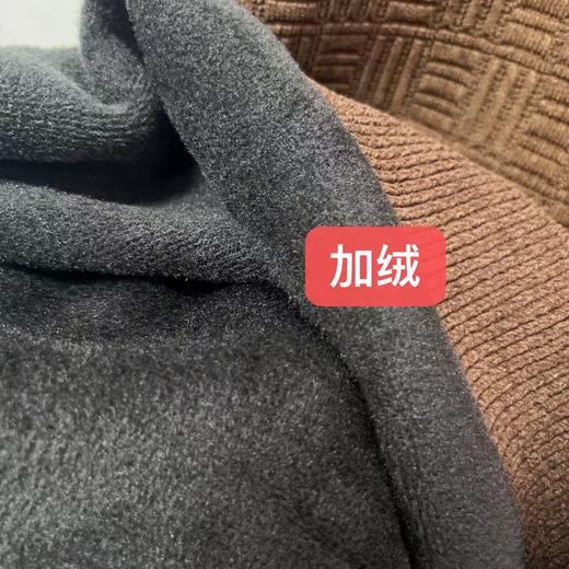 【孤品捡漏】（样衣）G70男款雪尼尔加绒咖色针织衫-喜出 商品图2