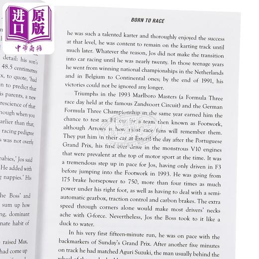 【中商原版】马克斯 维斯塔潘传记 F1四冠王 英文原版 Max Verstappen Born to Race A Biography F1一级方程式赛车 F1赛车 F1周边 F1书 商品图2