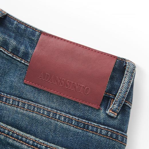 休闲高腰阔腿裤四面弹，洗水天丝牛仔经典牛仔裤WLZD-2511302 商品图2