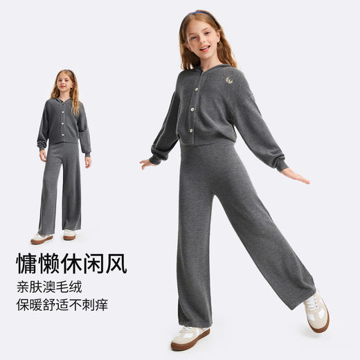 【纳维凯尔】【两件套】【120-165】意大利小帆船女童针织套装 商品图2