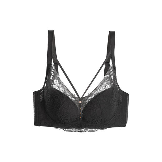 乳胶中厚杯文胸 蚕丝杯里 柔软亲肤 乳胶洞洞杯 排汗透气 超软记忆钢圈 轻盈承托 商品图8