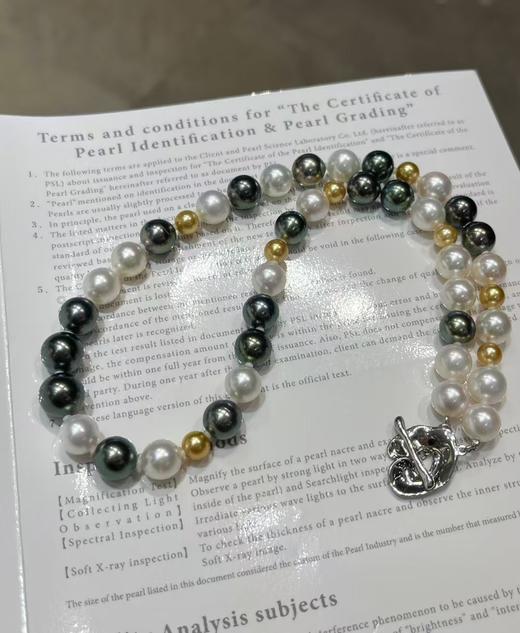 6-10mm混彩珍珠项链 商品图1