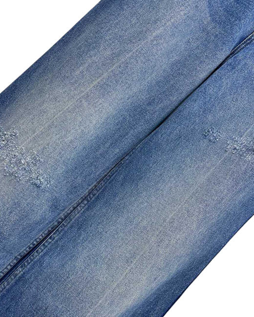 女款高腰磨白棉牛仔裤长裤 可配套装010 商品图2