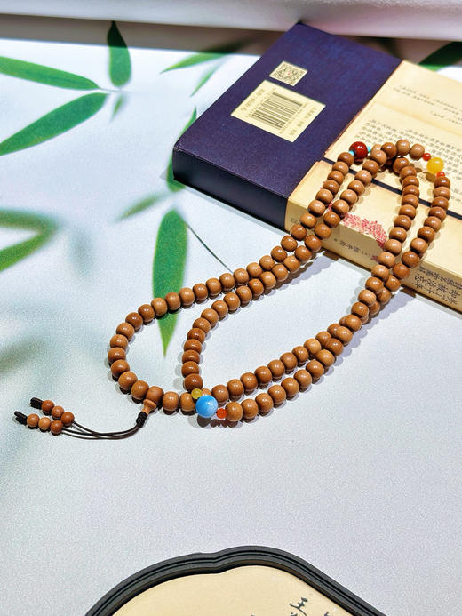 原创手工串制佛珠108粒奇楠沉香老山檀香佛珠念珠男女通用款 商品图14