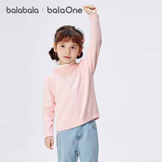 巴拉巴拉balaOne童装女童毛衫儿童2025新款冬毛衣甜美针织衫洋气 商品图2