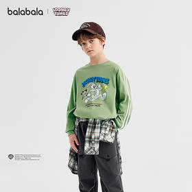 【兔八哥IP商场同款】巴拉巴拉童装男长袖t恤儿童2025新款秋纯棉